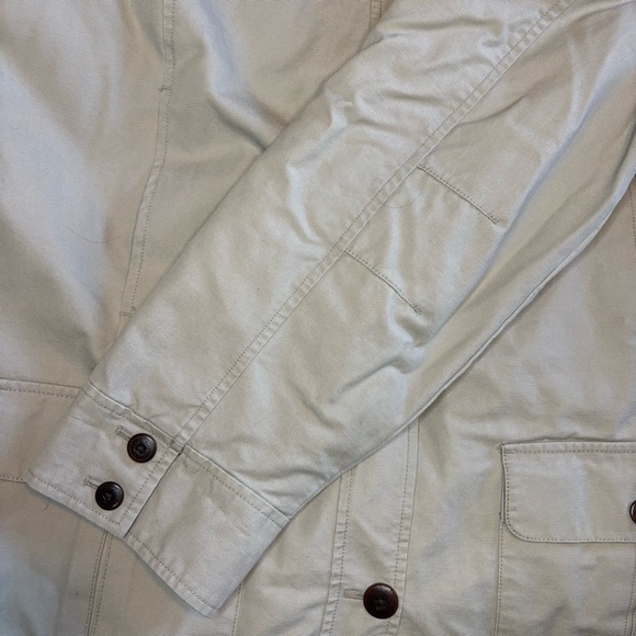 LL Bean Women’s Barn Coat Insulated Field Jacket Thinsulate Tan XL Reg Country - Picture 8 of 15